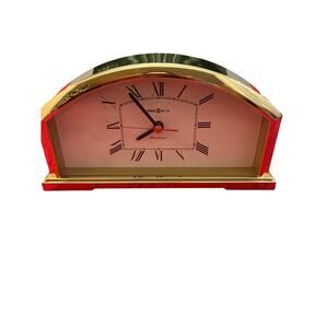 Howard Miller Westminster Chime Clock, Solid Brass # 4RH653, 7.5” W. 4” Japan.